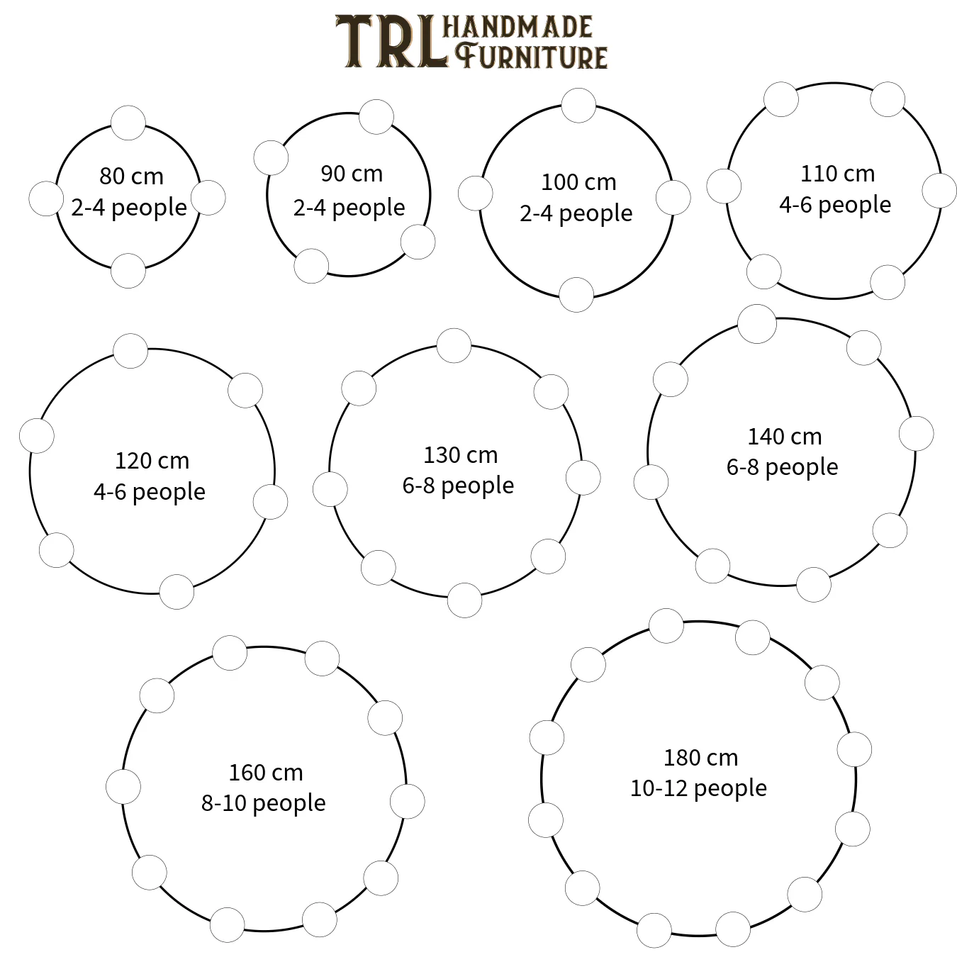Chunky and Sturdy Round Dining Table - Image 6