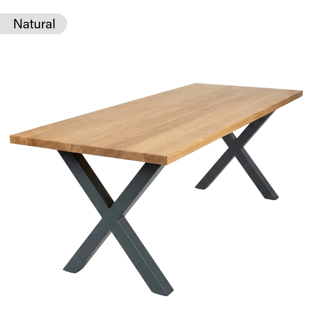 Premium Solid Oak Dining Table - Image 10
